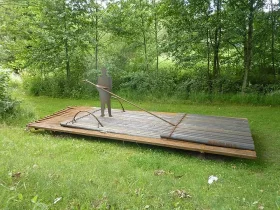 Flösser auf der Örtze (Hans-Peter Brammer) - Standort: Örtzebrücke Müden