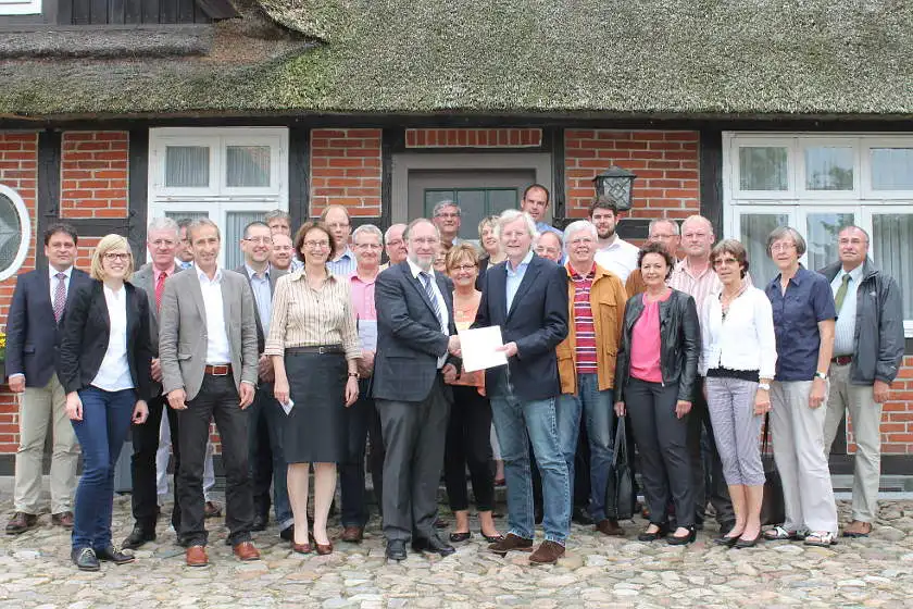 Übergabe des Bewilligungsbescheides Übergabe des Bewilligungsbescheides